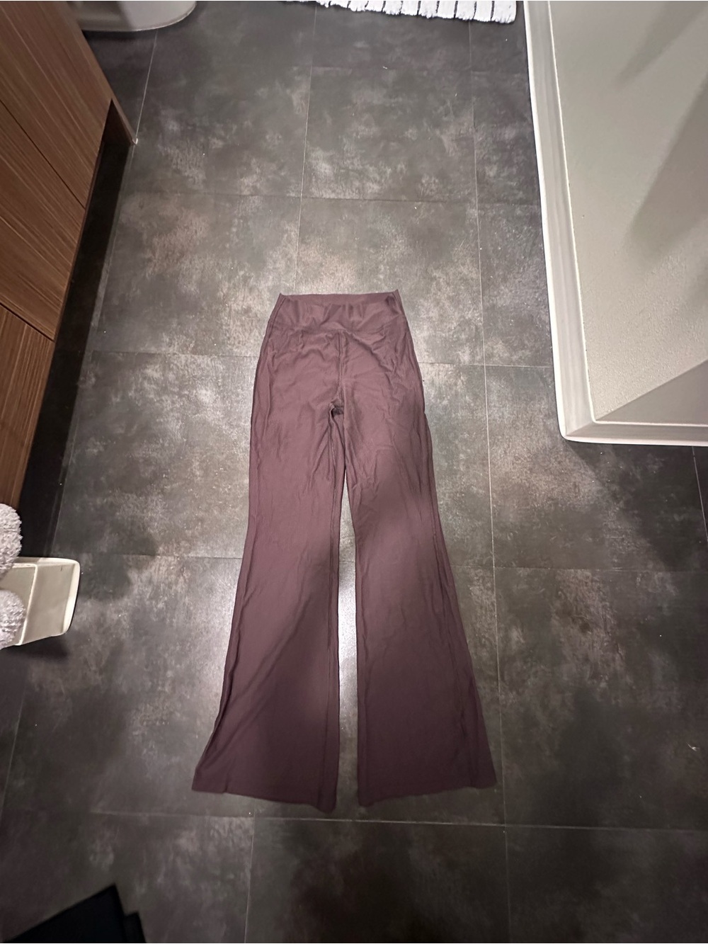 Bundle of High-Waist Flared Lounge Pants - Black and Brown
